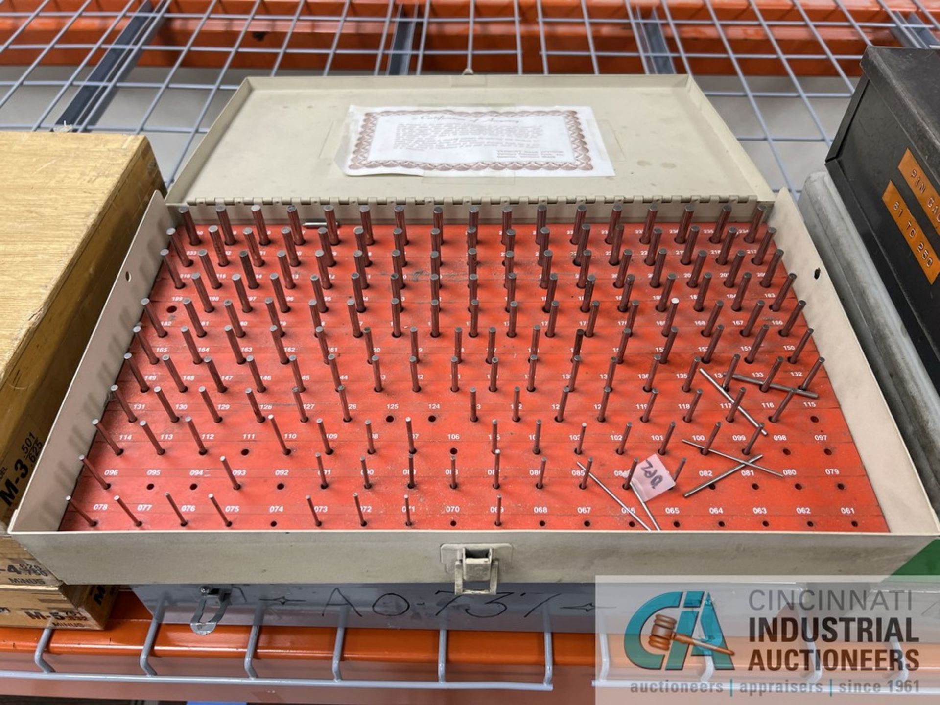 MISCELLANEOUS PIN GAGE SETS; .061"-.250", .0610"-.2500", .251"-.500" (INSP) - Bild 2 aus 4