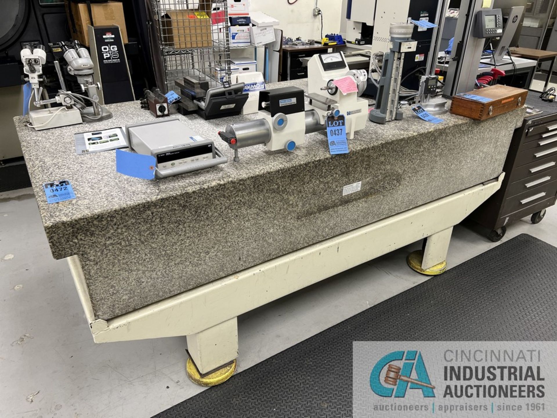 90" X 48" X 16" GRANITE SURFACE PLATE (INSP)