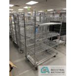 48" X 24" X 70" NEXEL PORTABLE WIRE SHELVES (BOND)