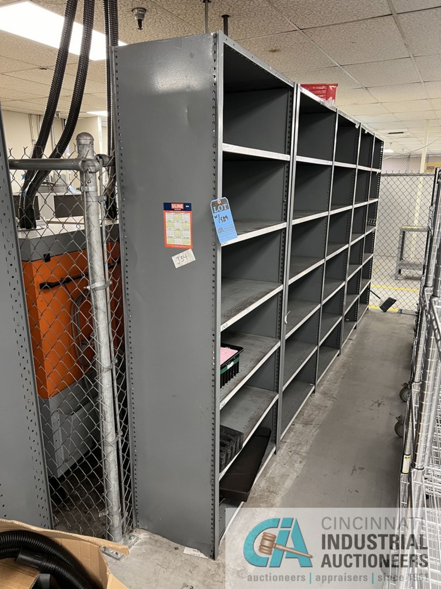 (LOT) STEEL SHELVING (BOND) - Image 2 of 2