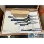 1"-6" MITUTOYO OUTSIDE MICROMETER SET (MISSING 2"-3") (INSP)