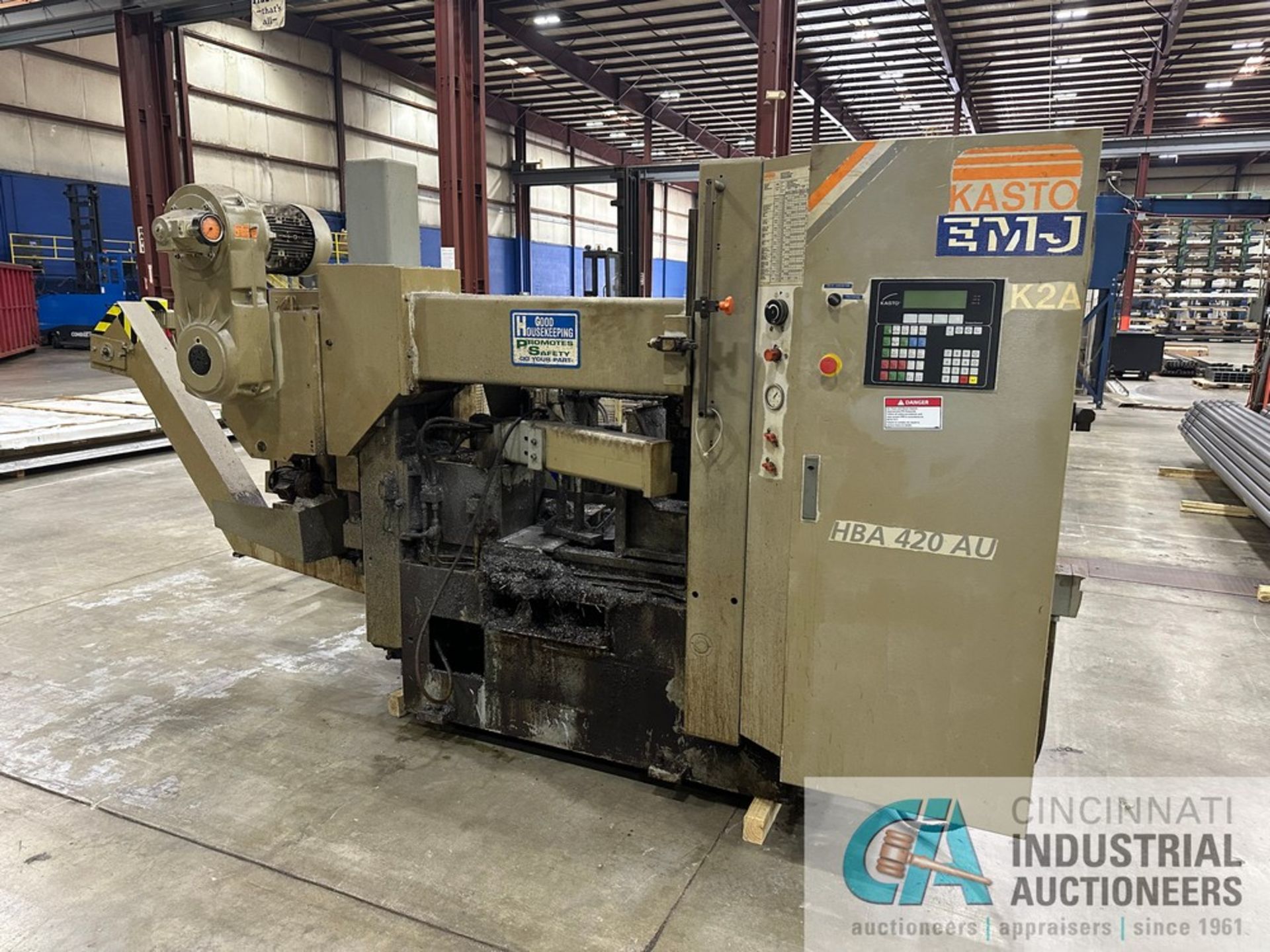 ****16” X 16” KASTO MODEL HBA420AU-CNC AUTOMATIC HORIZONTAL BAND SAW; S/N 6019-109-085/3007928, 5’ - Image 14 of 22