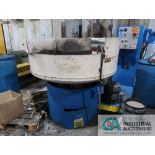 11 CUBIC FOOT HAMMOND MODEL GEMINI 12 VIBRATORY FINISHING BOWL; S/N 350655 (NEW 2-16-2015), WITH