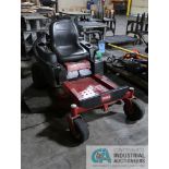 42" TORO TIME CUTTER MODEL SS4225, 22.5 TWIN V GAS POWERED COMMERCIAL ZERO TURN MOWER
