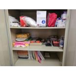 (LOT) OFFICE AND SAFETY SUPPLIES WITH CABINET