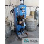 100 KVA TJ SNOW MODEL PPA-1-18 PRESS TYPE SPOT WELDER; S/N 9708E138234, 24" THROAT, EN1000