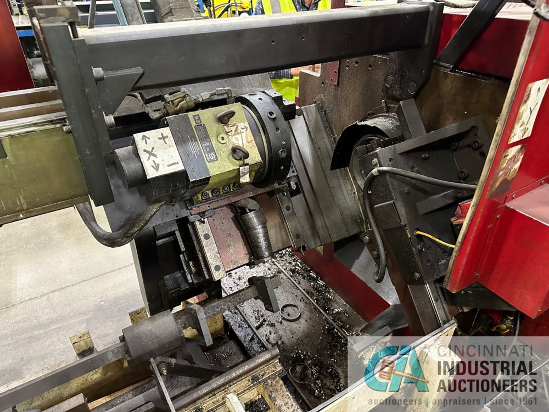 ****MODERN TOOL MODEL 6MNC AUTO TUBE, PIPE AND BAR CUT-OFF; S/N 6MNC63, FANUC OI-TD CONTROL, 6’ - Image 14 of 24