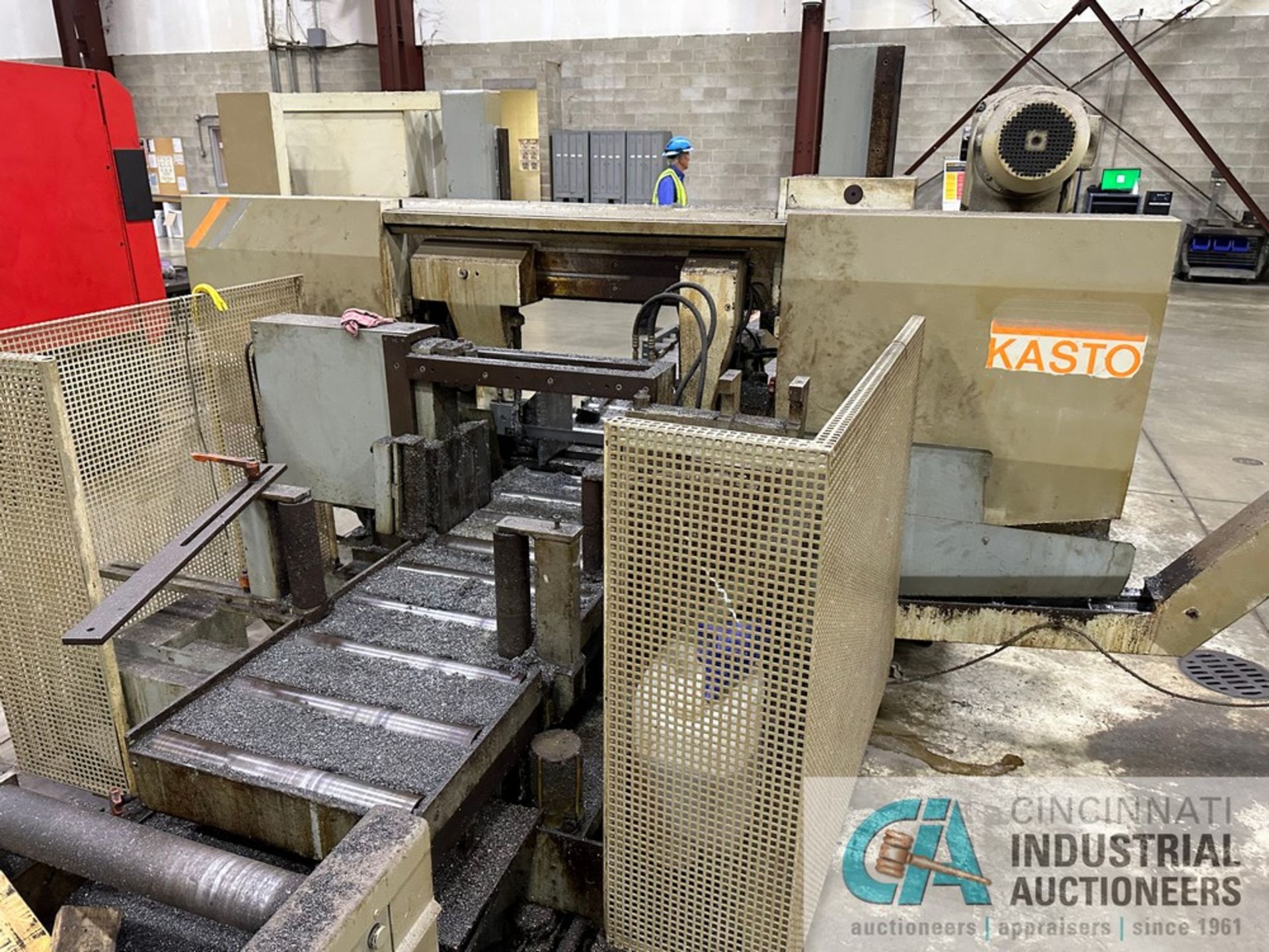 ****16” X 16” KASTO MODEL HBA420AU-CNC AUTOMATIC HORIZONTAL BAND SAW; S/N 6019-109-085/3007928, 5’ - Image 13 of 22