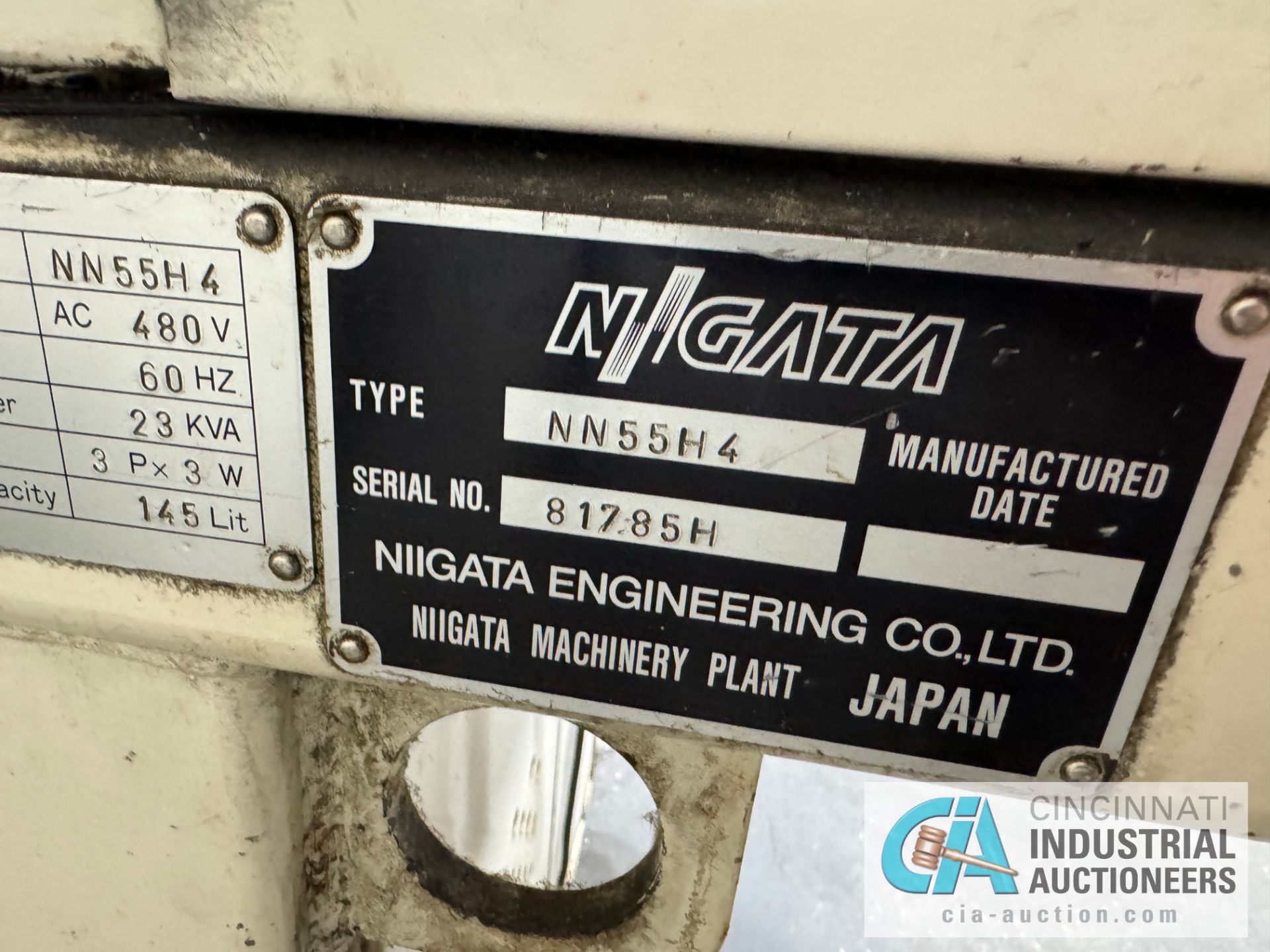 Niigata Model NN55H4, 55-Ton x 3.03-oz, Injection Molding Machine, (1998), s/n 81785H, Tie Bar - Image 7 of 8