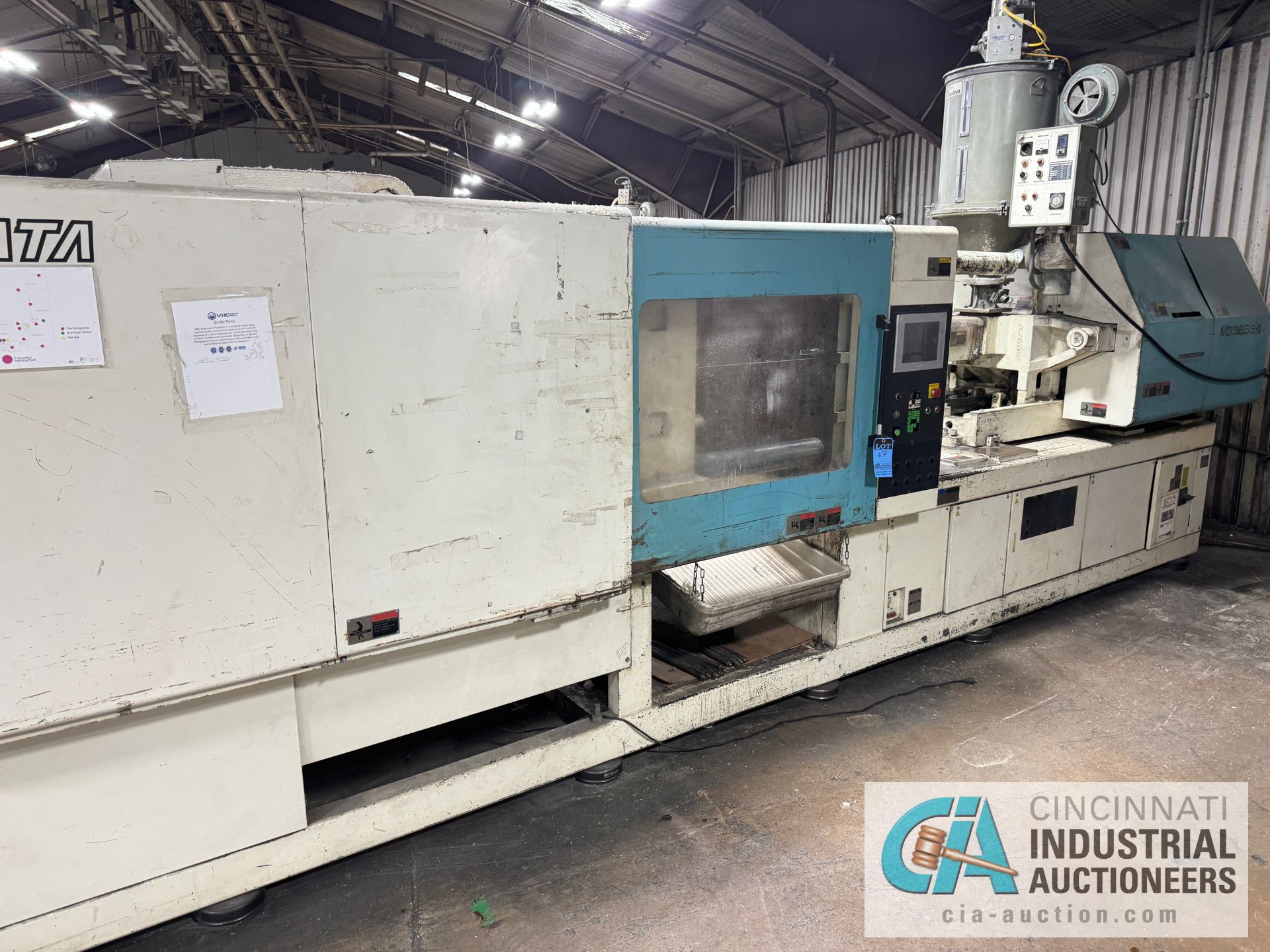 Niigata Model MD385S3, 385-Ton x 19.57-oz, Electric Injection Molding Machine (2002), s/n 45111D, - Image 4 of 12