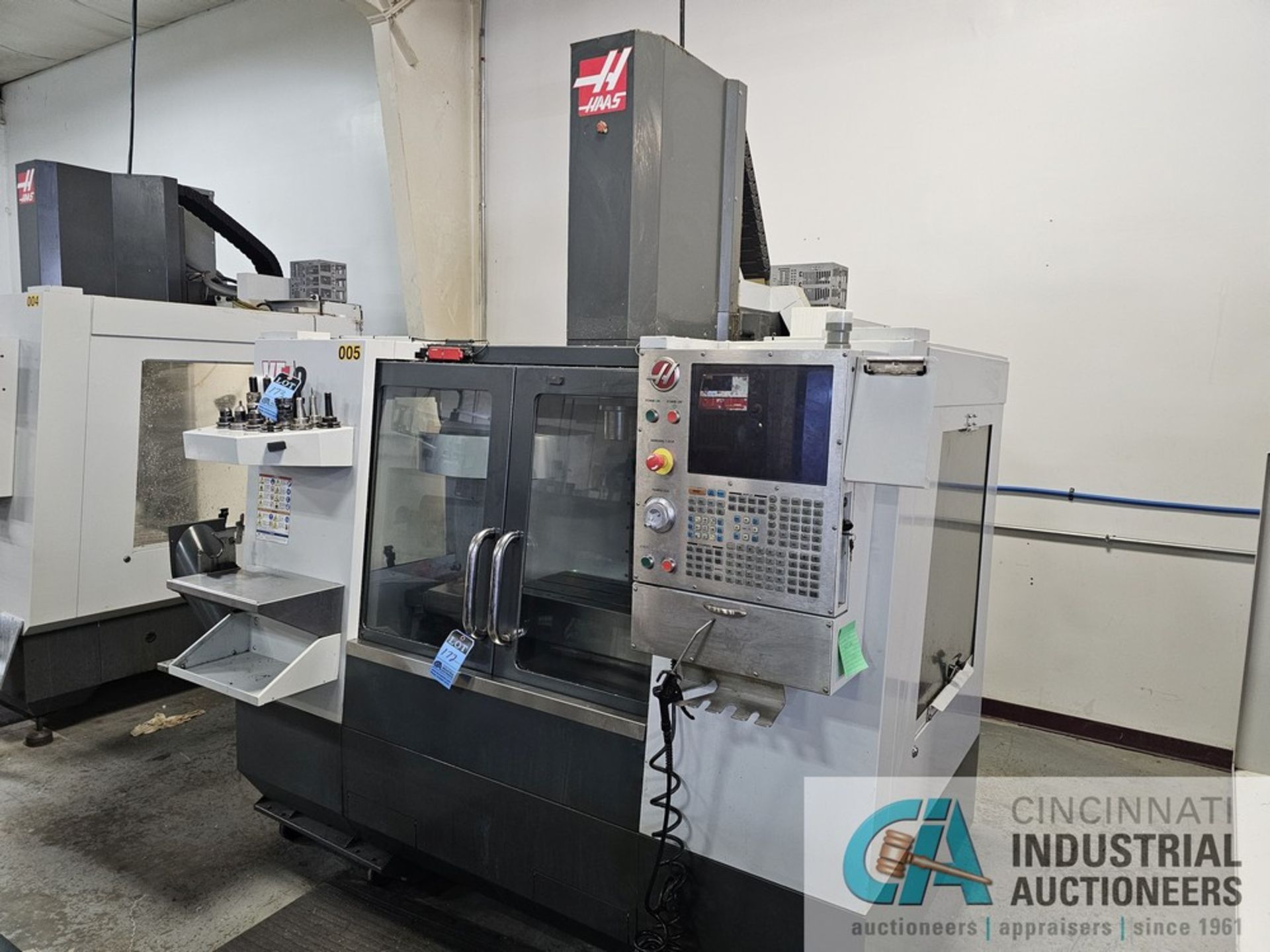 HAAS MODEL VF-2 CNC VERTICAL MACHINING CENTER; S/N 1098608, TABLE, 40 TAPER SPINDLE, 8,000 RPM, 20