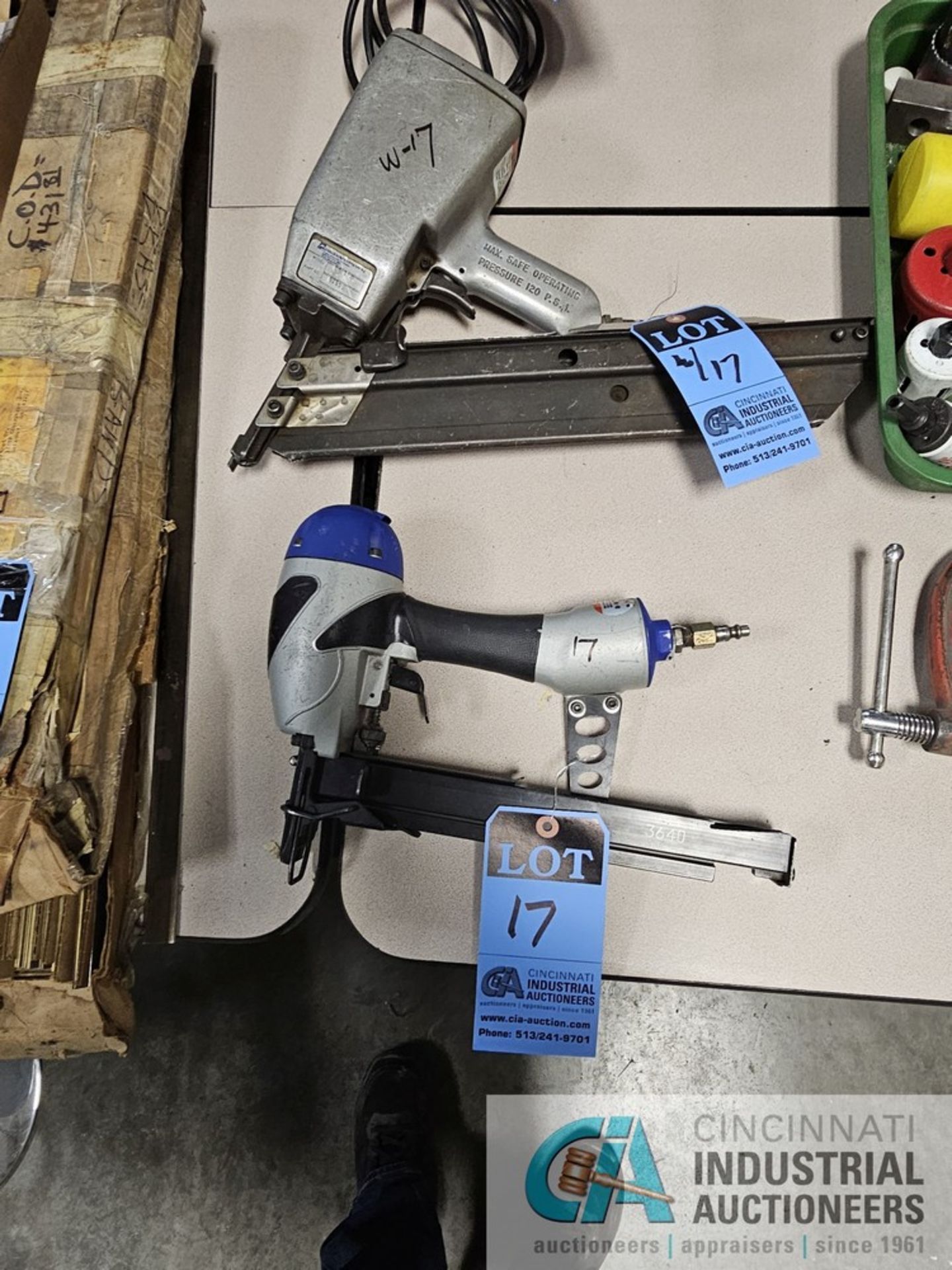 PNEUMATIC NAILERS; CE AND PASLODE
