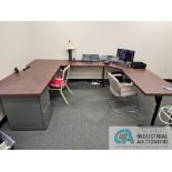 DESK WITH CHAIRS - NO COMPUTER ITEMS