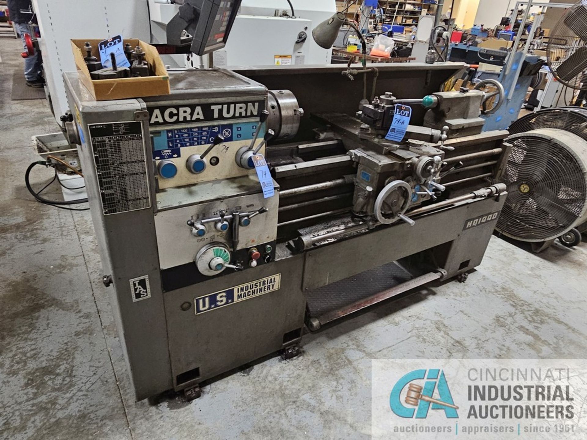 14" X 40" ACRA TURN MODEL HQ 1440/JC6236 TOOLROOM LATHE; S/N A5105263, 42-200 RPM, 8" 3-JAW CHUCK, - Image 2 of 9