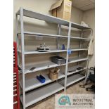 SECTIONS 16" X 48' STEEL SHELVING