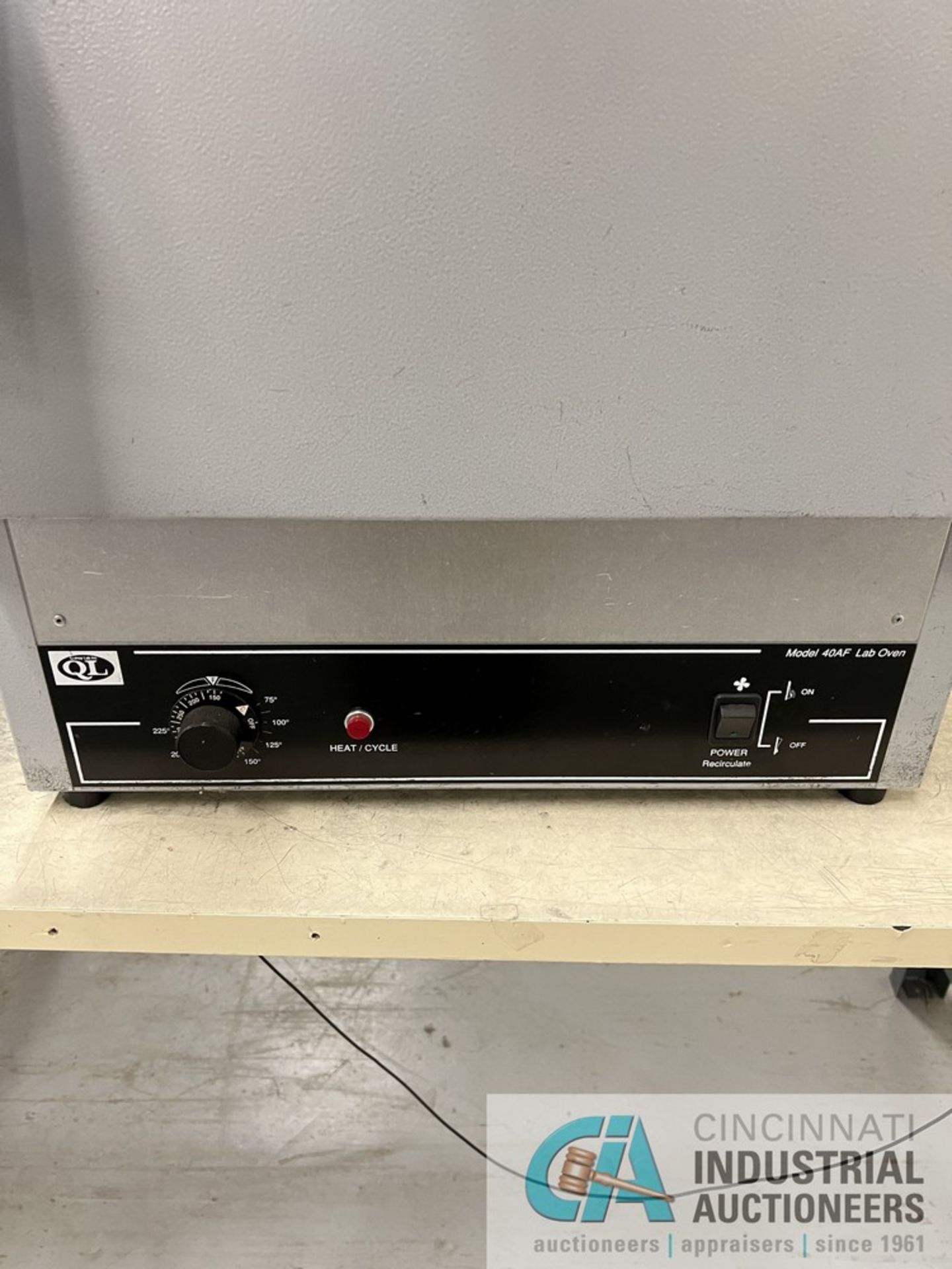 QUINCY LAB MODEL 40AF CONVECTION OVEN; S/N A4-2772 (WAREHOUSE) - Image 2 of 5