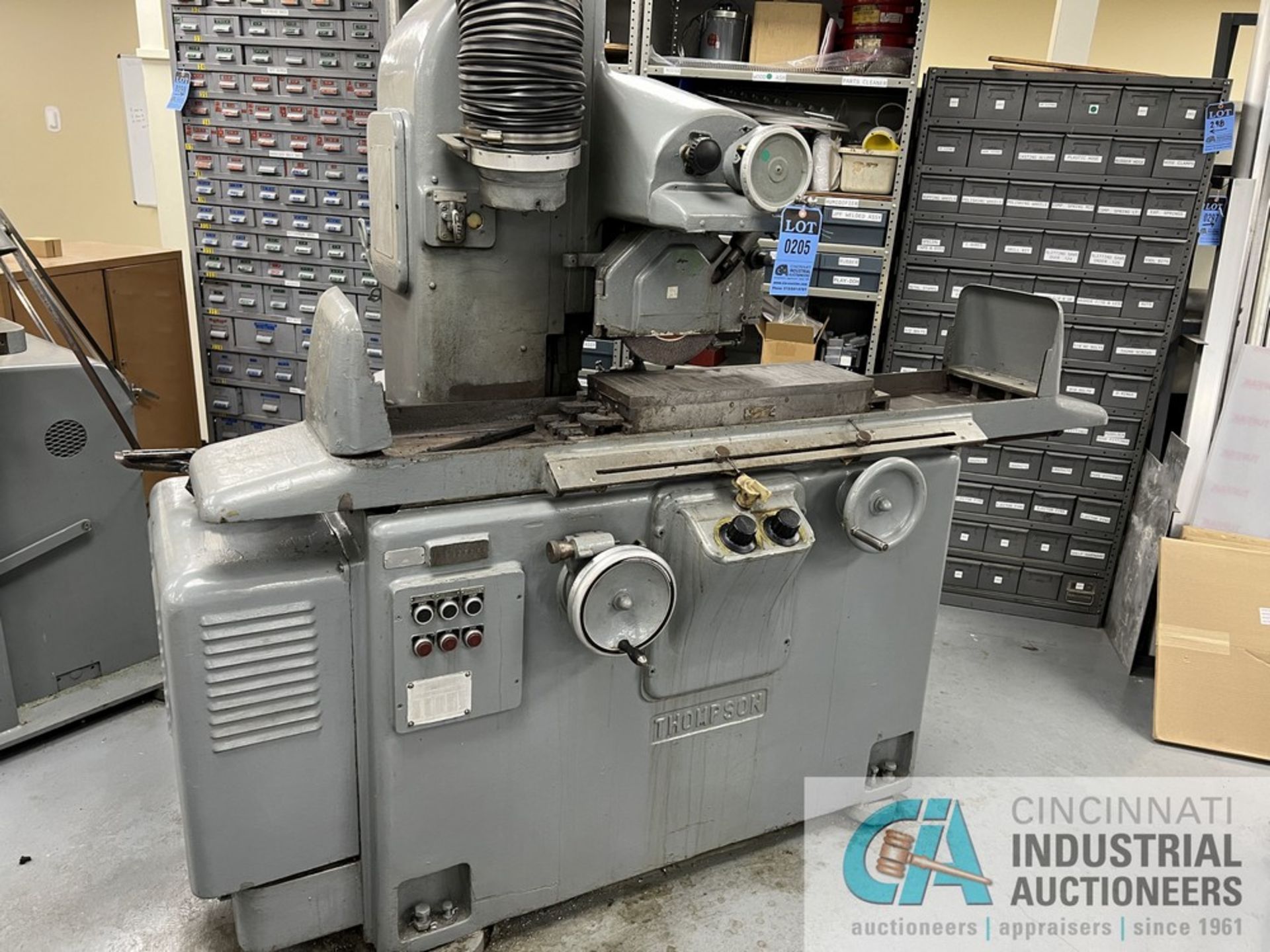 8" X 24" THOMPSON SURFACE GRINDER; S/N 2F-572240, COOLANT (MAINTENANCE SHOP) - Image 2 of 5