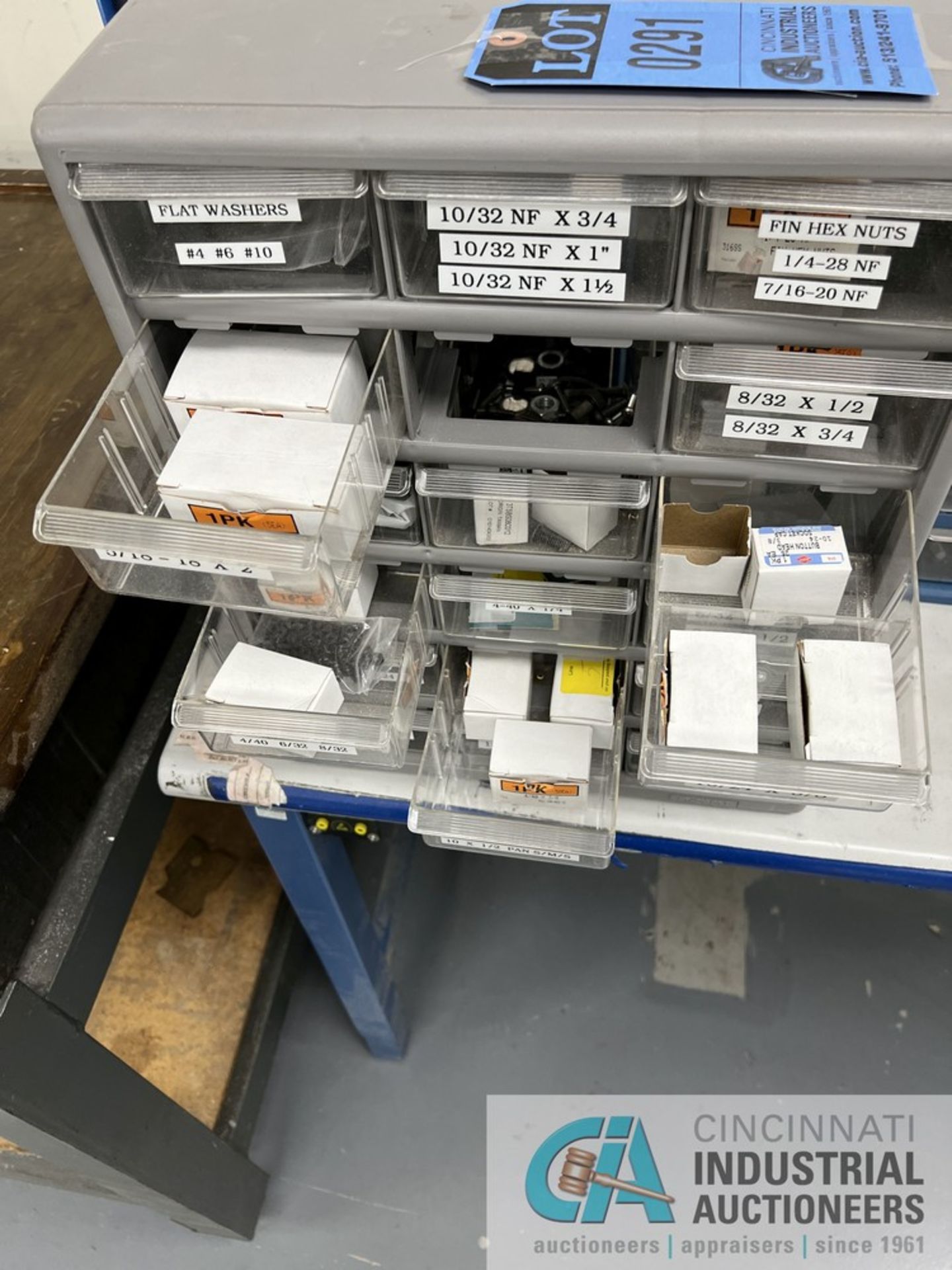(LOT) HARDWARE AND TOOLING BINS WITH CONTENTS (MAIN) - Image 2 of 3
