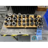 (LOT) COLLET CHUCK TOOLHOLDERS (MAINTENANCE SHOP)