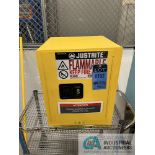 4 GALLON CAP JUSTRITE STACKABLE FLAMMABLE LIQUID CABINET (WAREHOUSE)