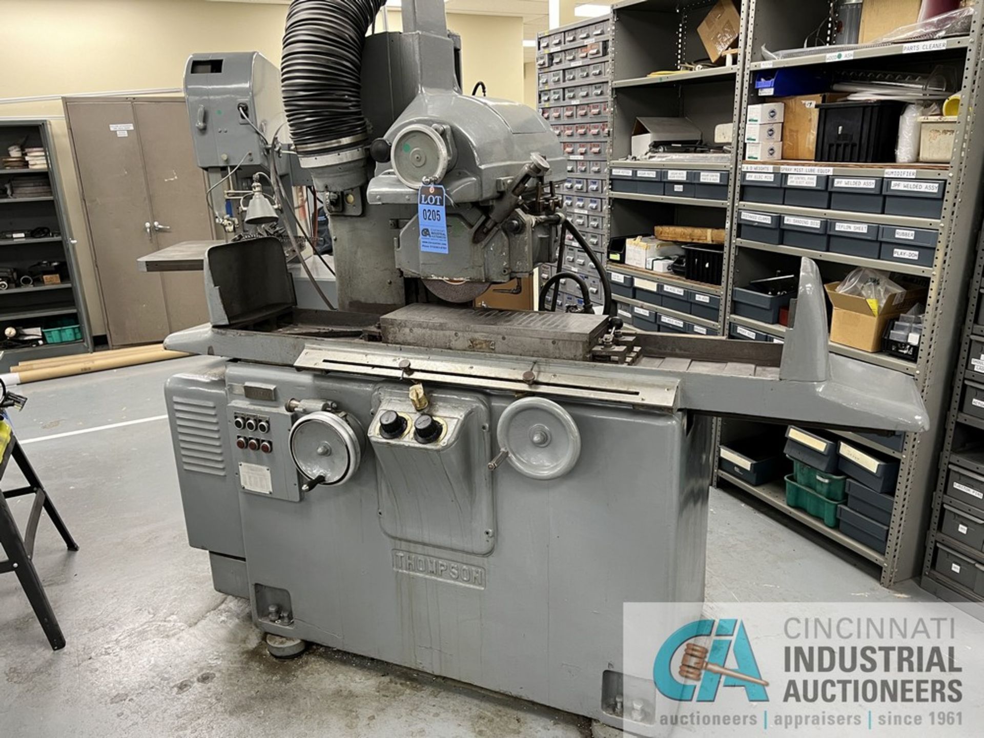 8" X 24" THOMPSON SURFACE GRINDER; S/N 2F-572240, COOLANT (MAINTENANCE SHOP)