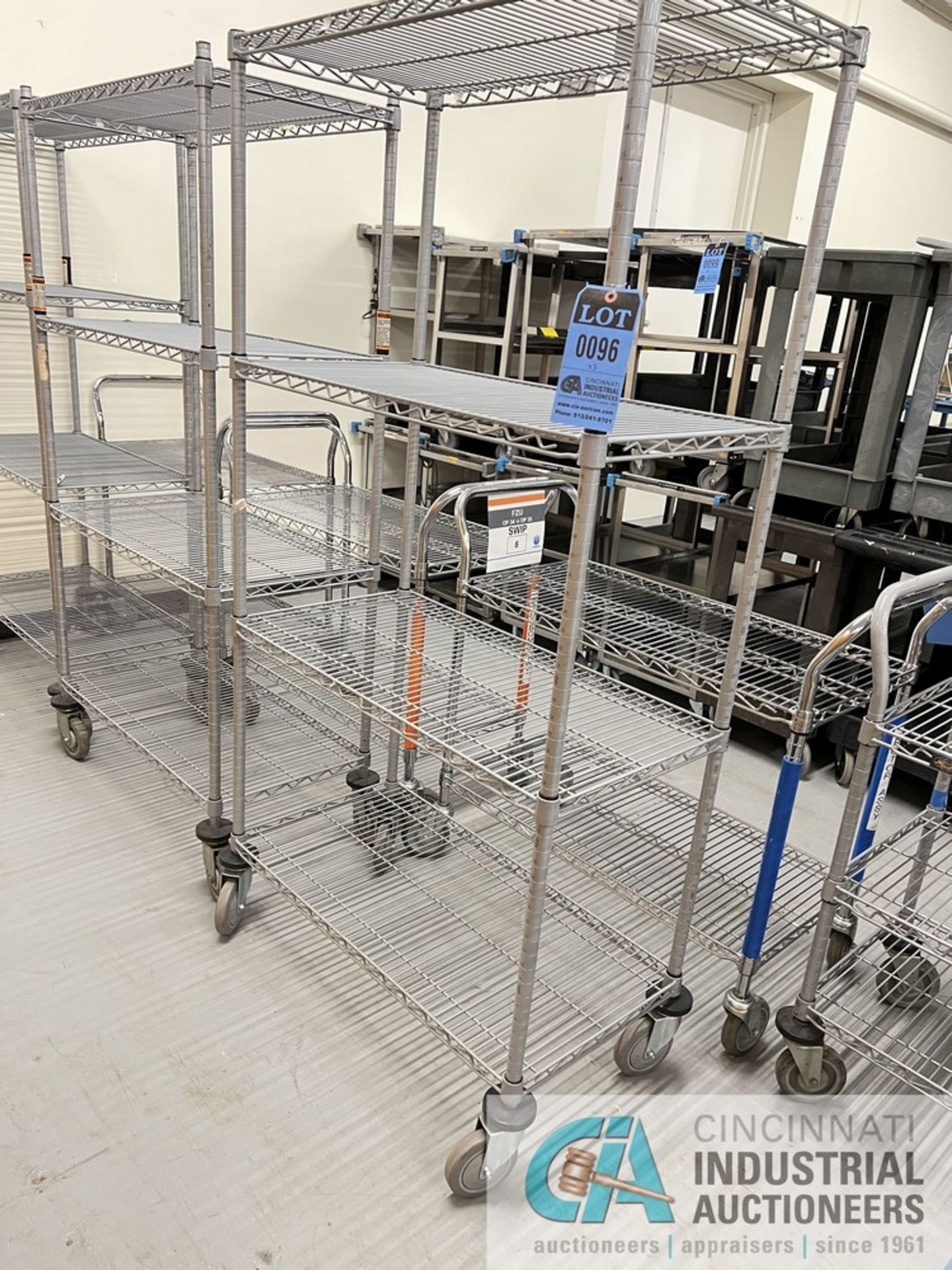 36" X 18" X 69" NEXEL PORTABLE WIRE RACKS (WAREHOUSE) - Image 2 of 2