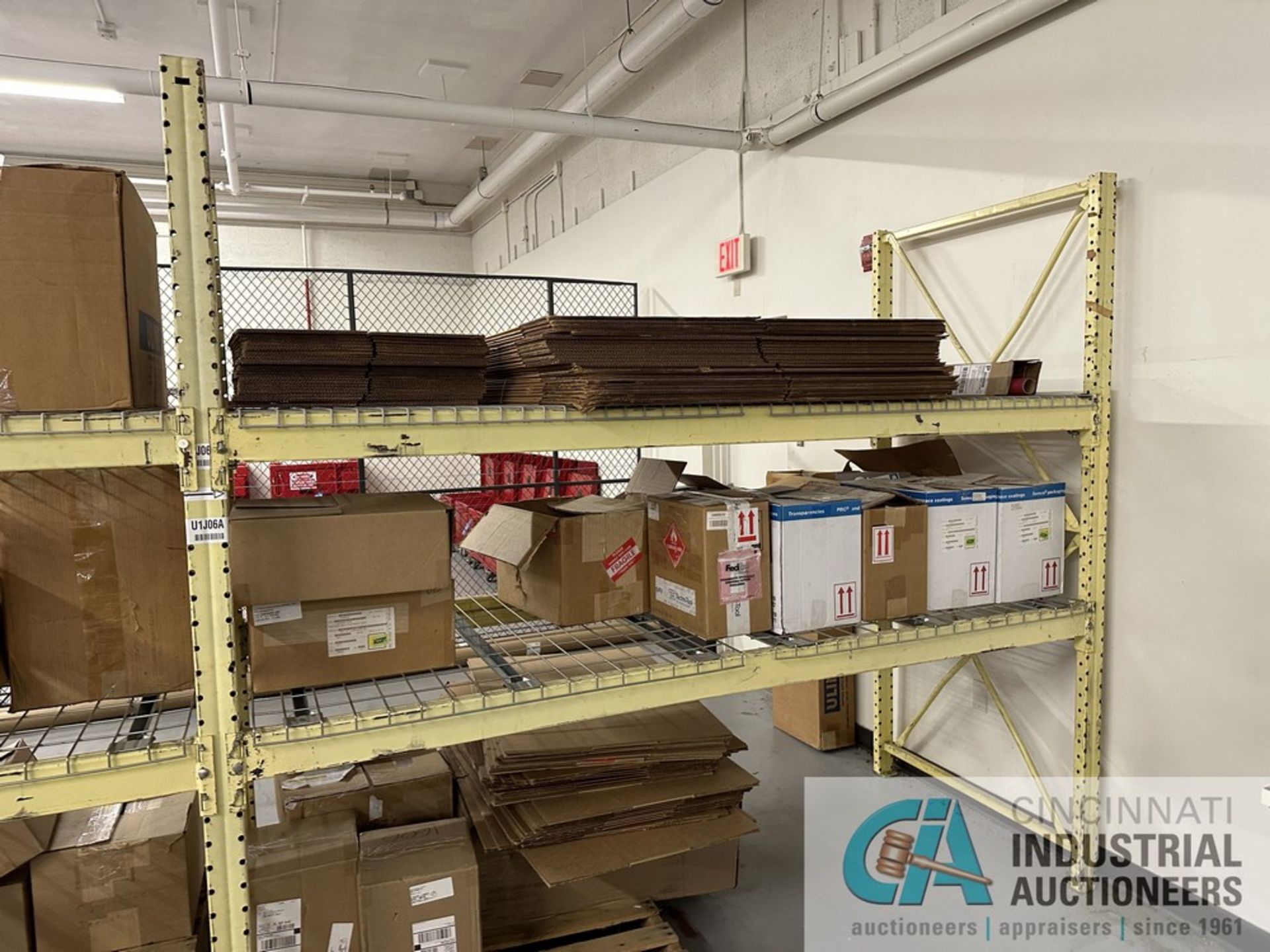 (3) SECTIONS 96" X 42" X 90" ADJUSTABLE PALLET RACK INCLUDING (4) 42" X 90" UPRIGHTS, (1) 96" - Bild 5 aus 8