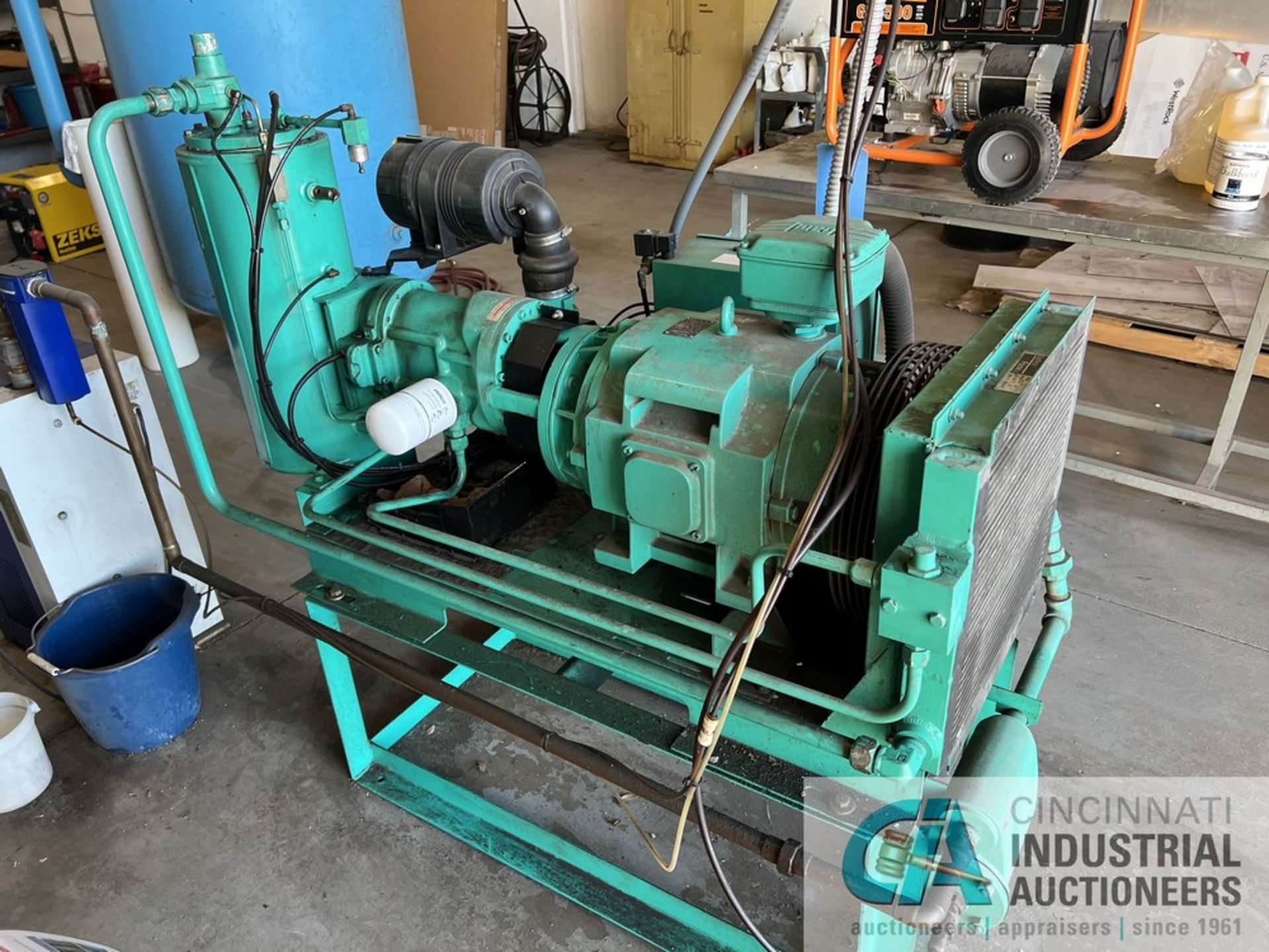 25 HP SULLIVAN PALATEK MODEL 2504JW AIR COMPRESSOR; S/N 150910005, 29622 LOADED HOURS, 37786 RUNNING - Bild 6 aus 6