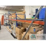 (LOT) MISCELLANEOUS ASSEMBLED ADJUSTABLE PALLET RACK INCLUDING (1) 42" X 112", (2) 42" X 84", AND (