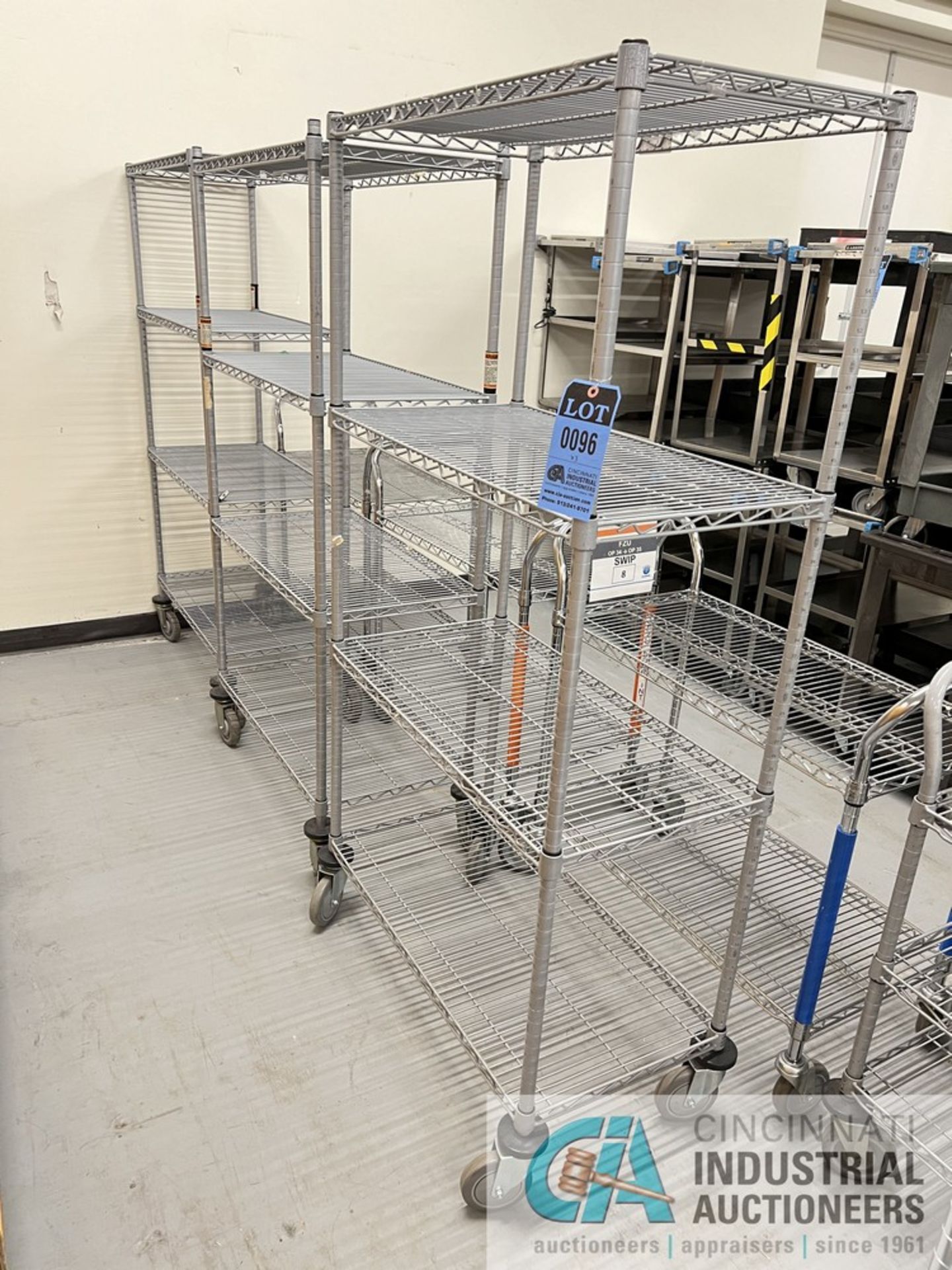 36" X 18" X 69" NEXEL PORTABLE WIRE RACKS (WAREHOUSE)