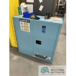 30 GALLON CAP JUSTRITE ACID MATERIAL STORAGE CABINET (WAREHOUSE)