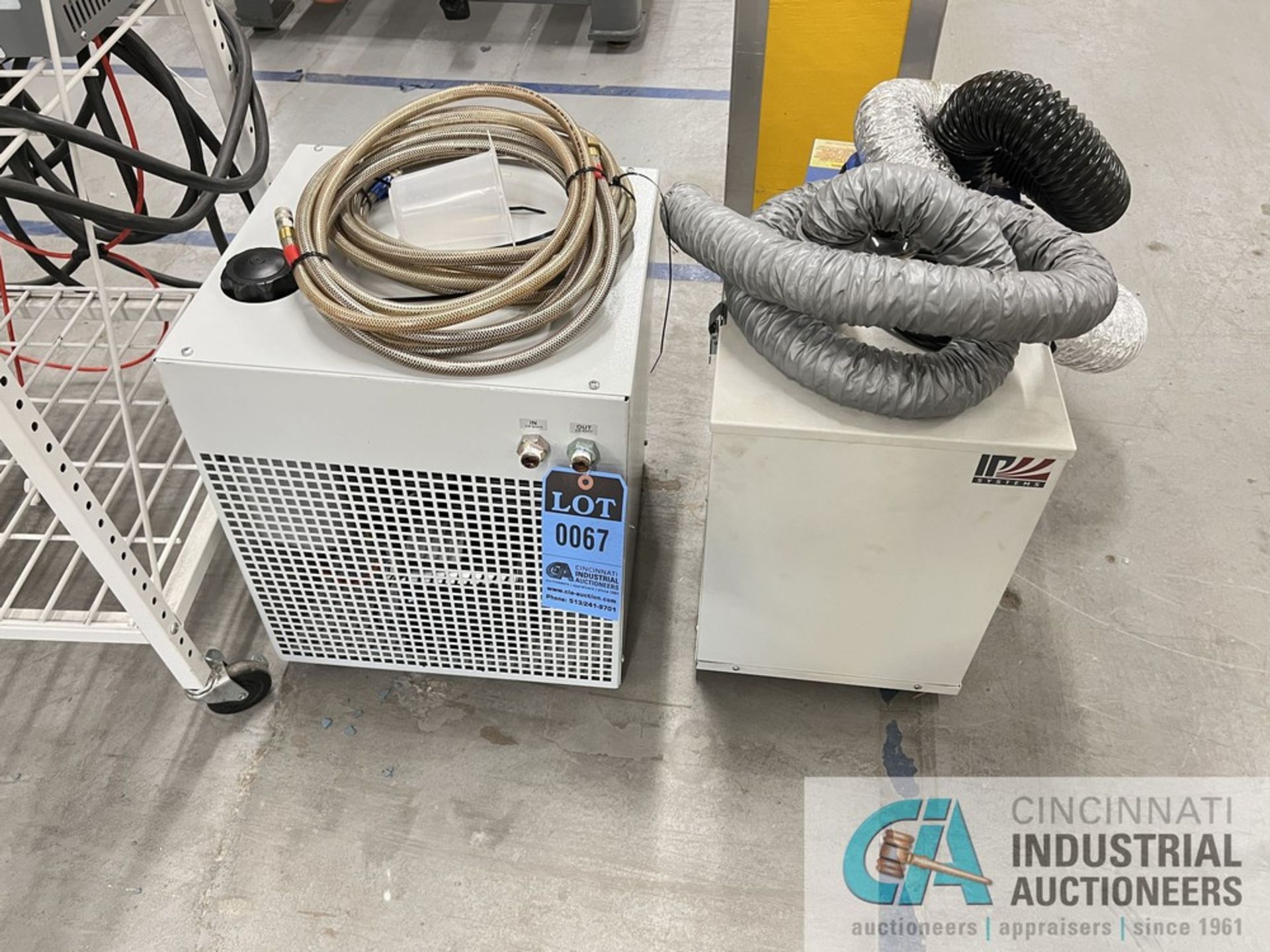 (LOT) (2) IP SYSTEMS MODEL F1020C AND (1) GULMAY MODEL JA3200 FUME EXTRACTORS (WAREHOUSE)