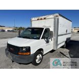 2004 GMC DUALLY GASOLINE 15' BOX TRUCK; VIN 1GDHG314X41904841, 6 LITER VOLTEC GASOLINE ENGINE,