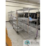 48" X 24" X 69" NEXEL PORTABLE WIRE RACKS