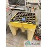 (LOT) 26" X 26" SPILL CONTAINMENT PLATFORM AND 32" X 32" X 24" PLATFORM (WAREHOUSE)