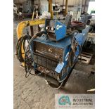 450 AMP MILLER MODEL DELTAWELD 452 CV-DC PORTABLE WELDING POWER SOURCE; S/N MD410141C WITH MILLER 70