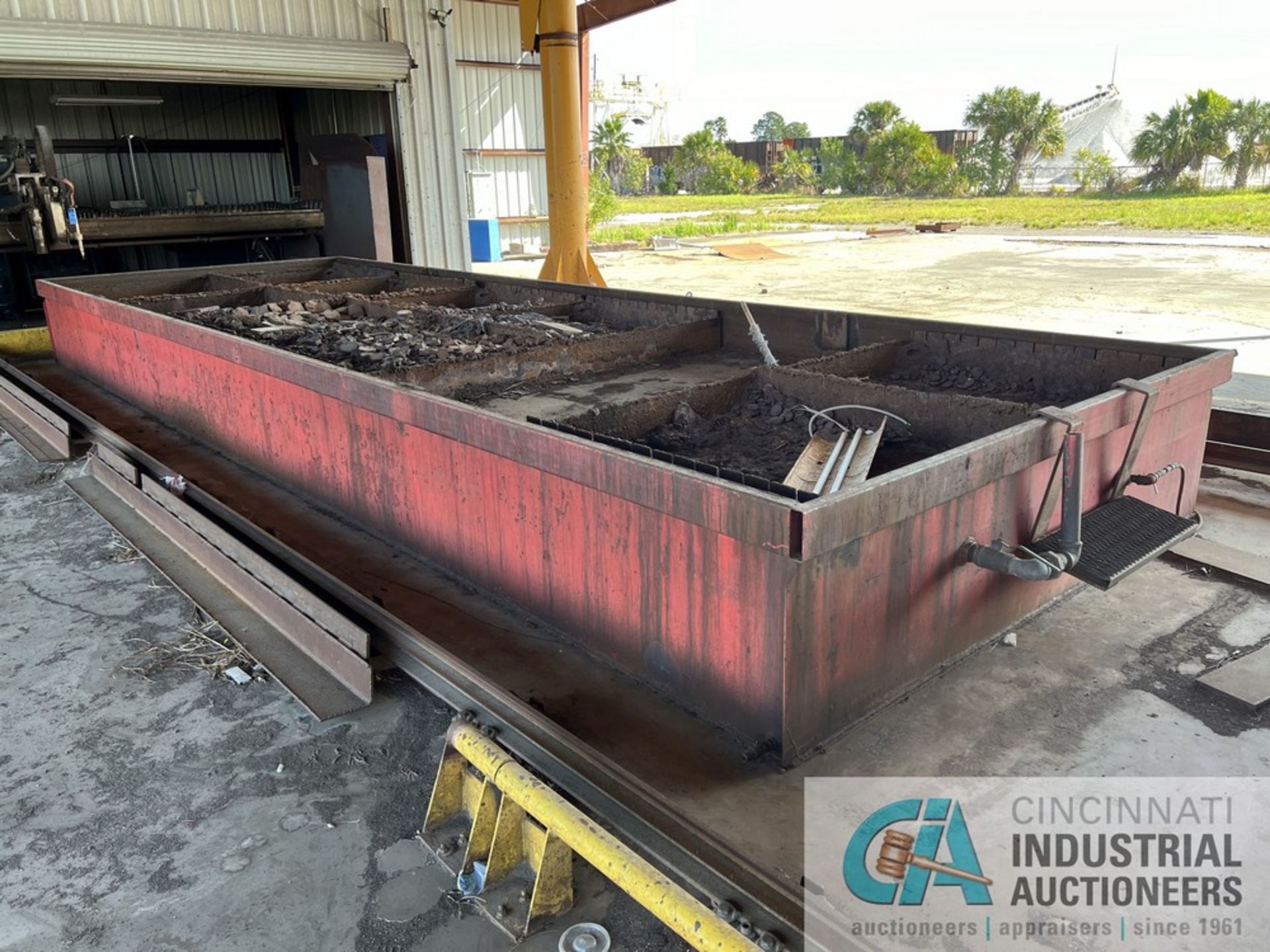 ALLTRA MODEL PC14-12 CNC PLASMA / OXY BURNING TABLE, 10' X 31' BURNING TABLE, HYPERTHERM HT4400 - Image 15 of 16