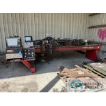 G&G SYSTEM MODEL TARIRUS 3000 PLASMA CUTTER; S/N 1704, 10' CUTTING LENGTH BURNY 10 LCD PLUS DISPLAY,