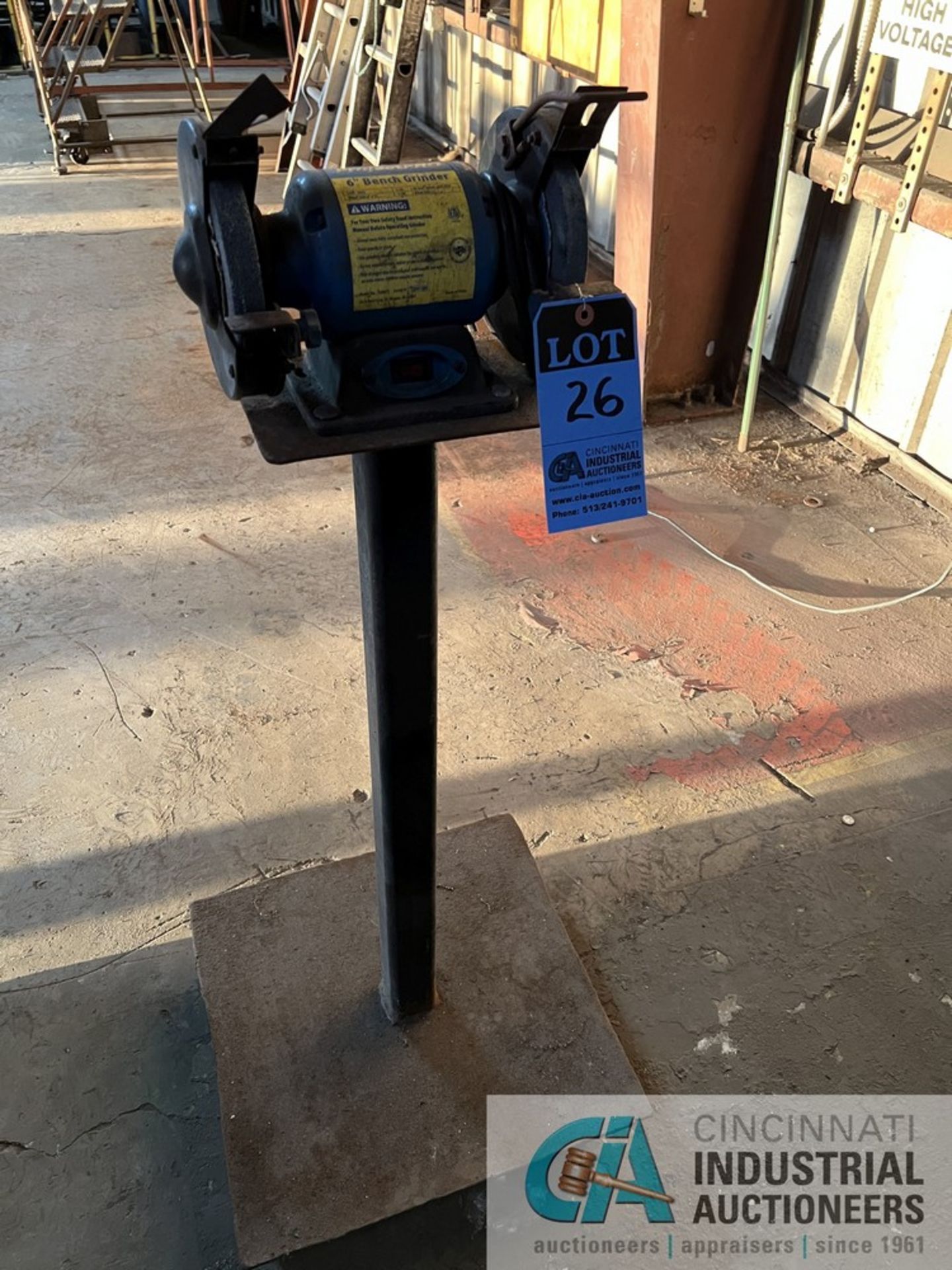 6" PROJECT PRP STAND MOUNTED DOUBLE-END GRINDER