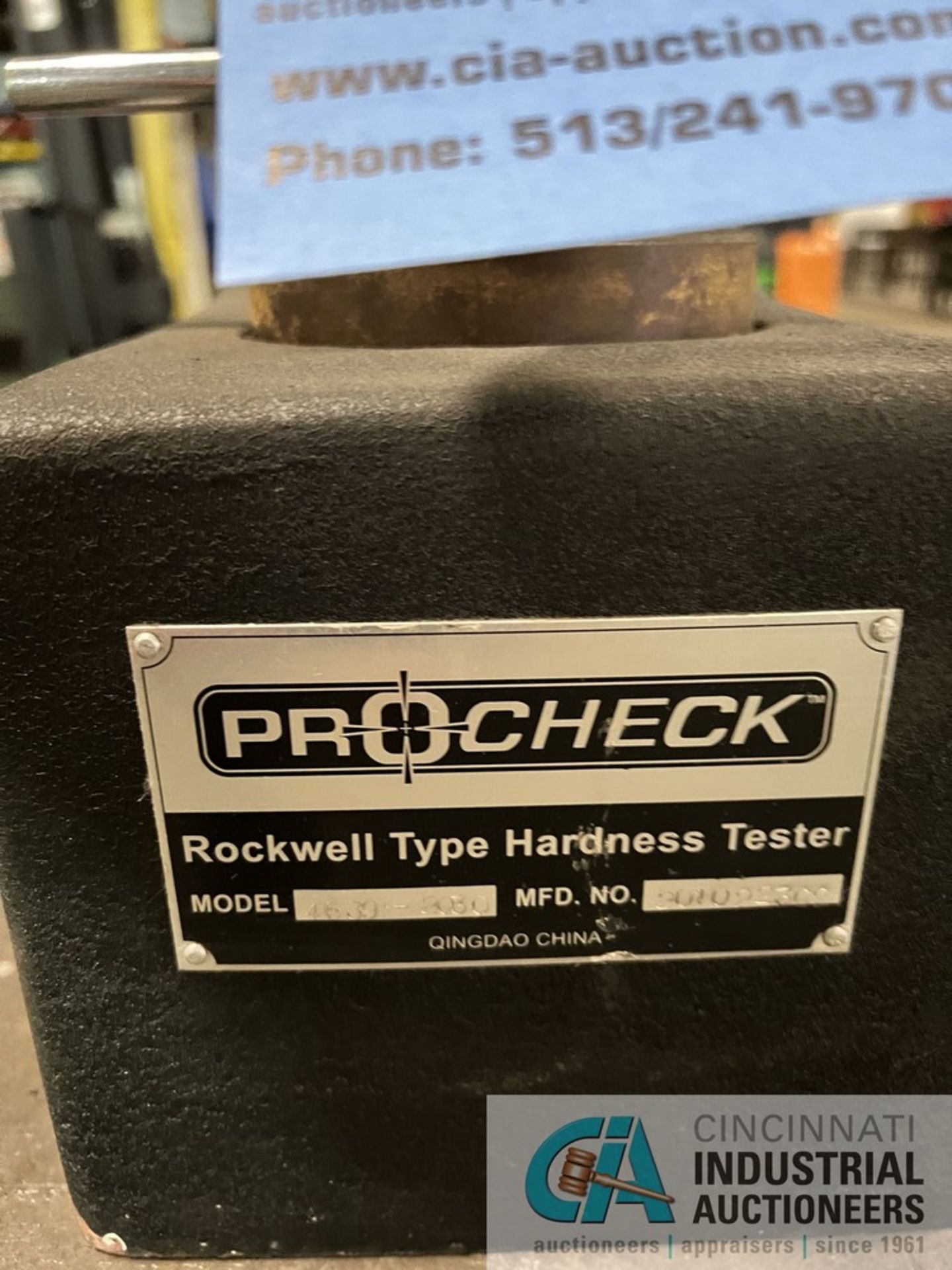 PROCHECK MODEL 4639-2030 ROCKWELL TYPE HARDNESS TESTER - Image 4 of 4