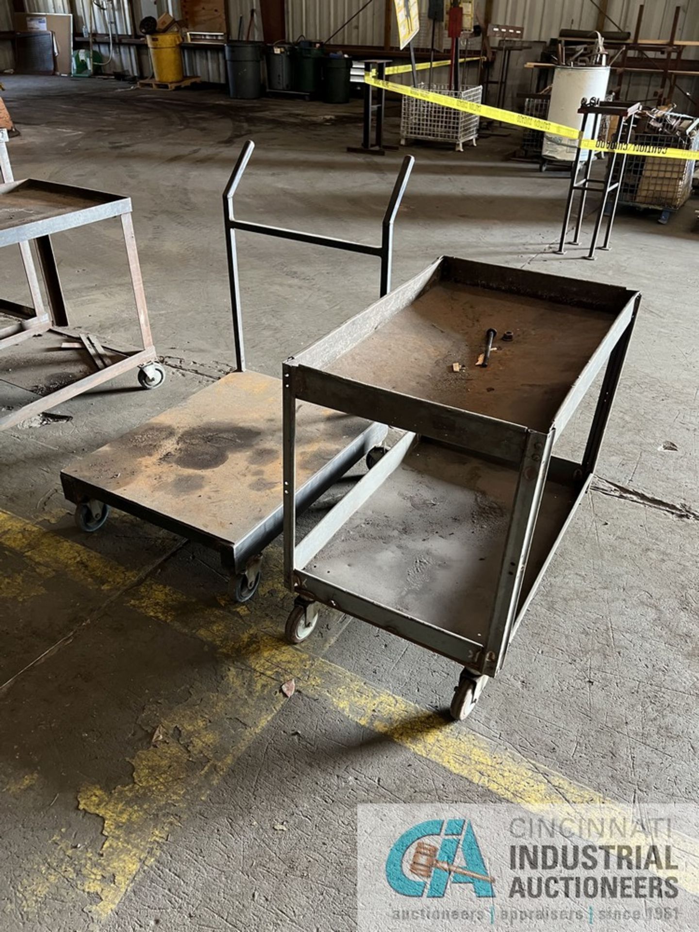 (LOT) MISCELLANEOUS STEEL CARTS - Image 3 of 3