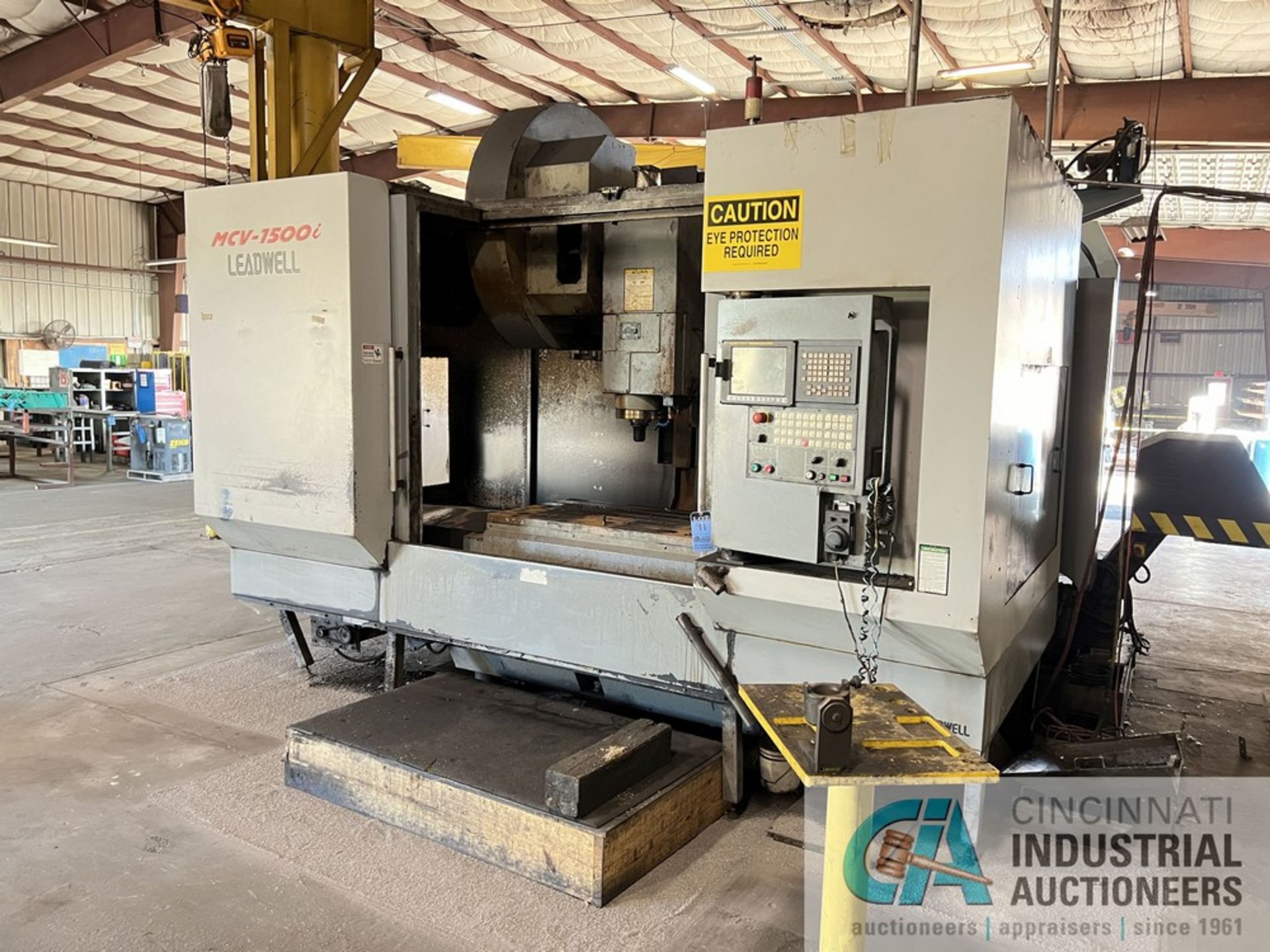 LEADWELL MODEL MVC-1500i RIDGID SQUARE BOX WAY CNC VERTICAL MACHINING CENTER; S/N L2TJF1060 (NEW - Image 2 of 16