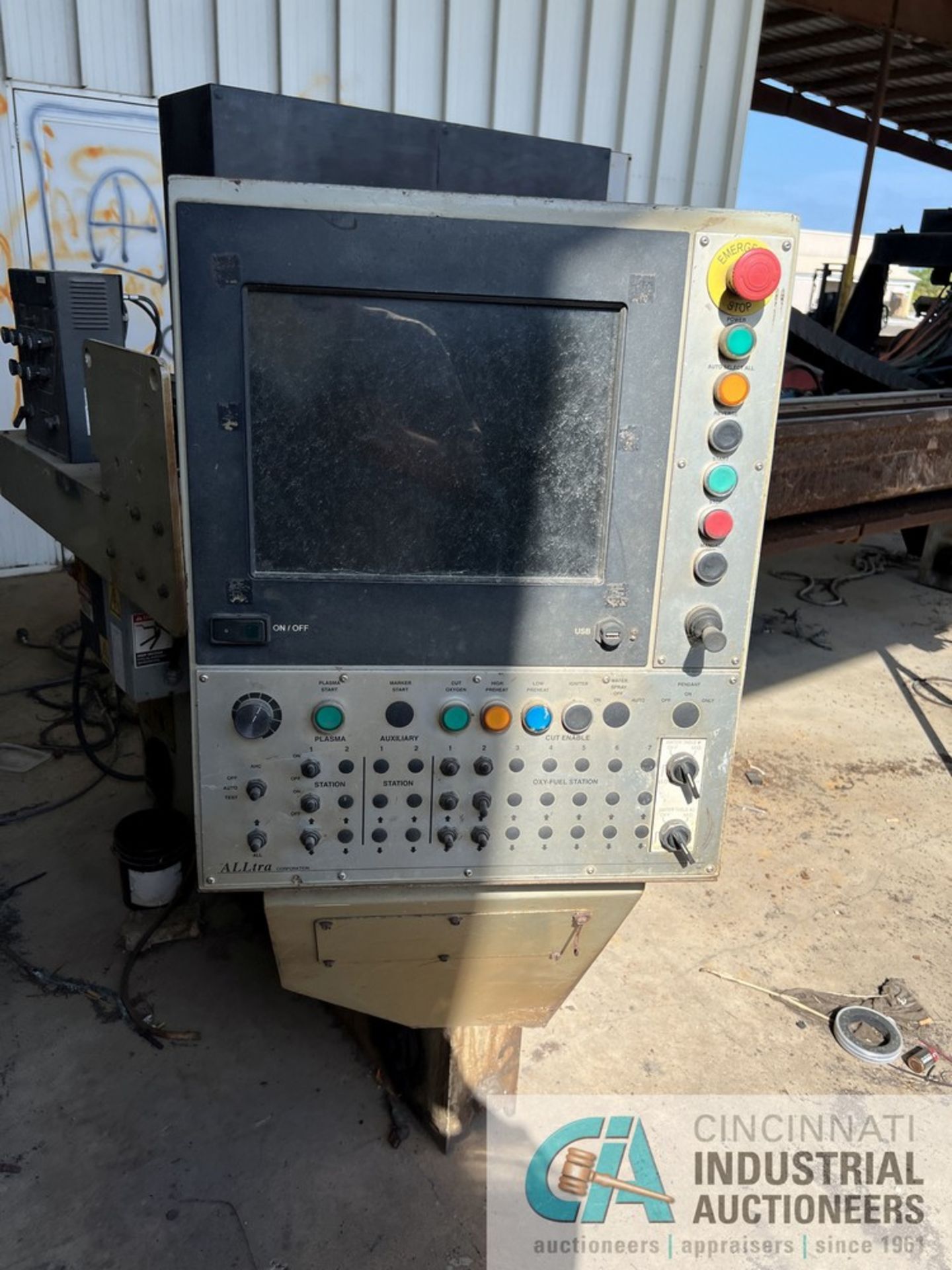 ALLTRA MODEL PC14-12 CNC PLASMA / OXY BURNING TABLE **IN PIECES - OUT OF SERVICE** - Image 2 of 10