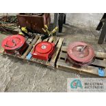 (LOT) MISCELLANEOUS WALL MOUNT HOSE REELS