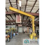 2 TON CAPACITY X 18' ARM US CRANE AND HOIST FREE STANDING JIB CRANE WITH 2 TON CAPACITY HARRINGTON