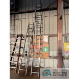 24' WERNER ALUMINUM EXTENSION LADDER