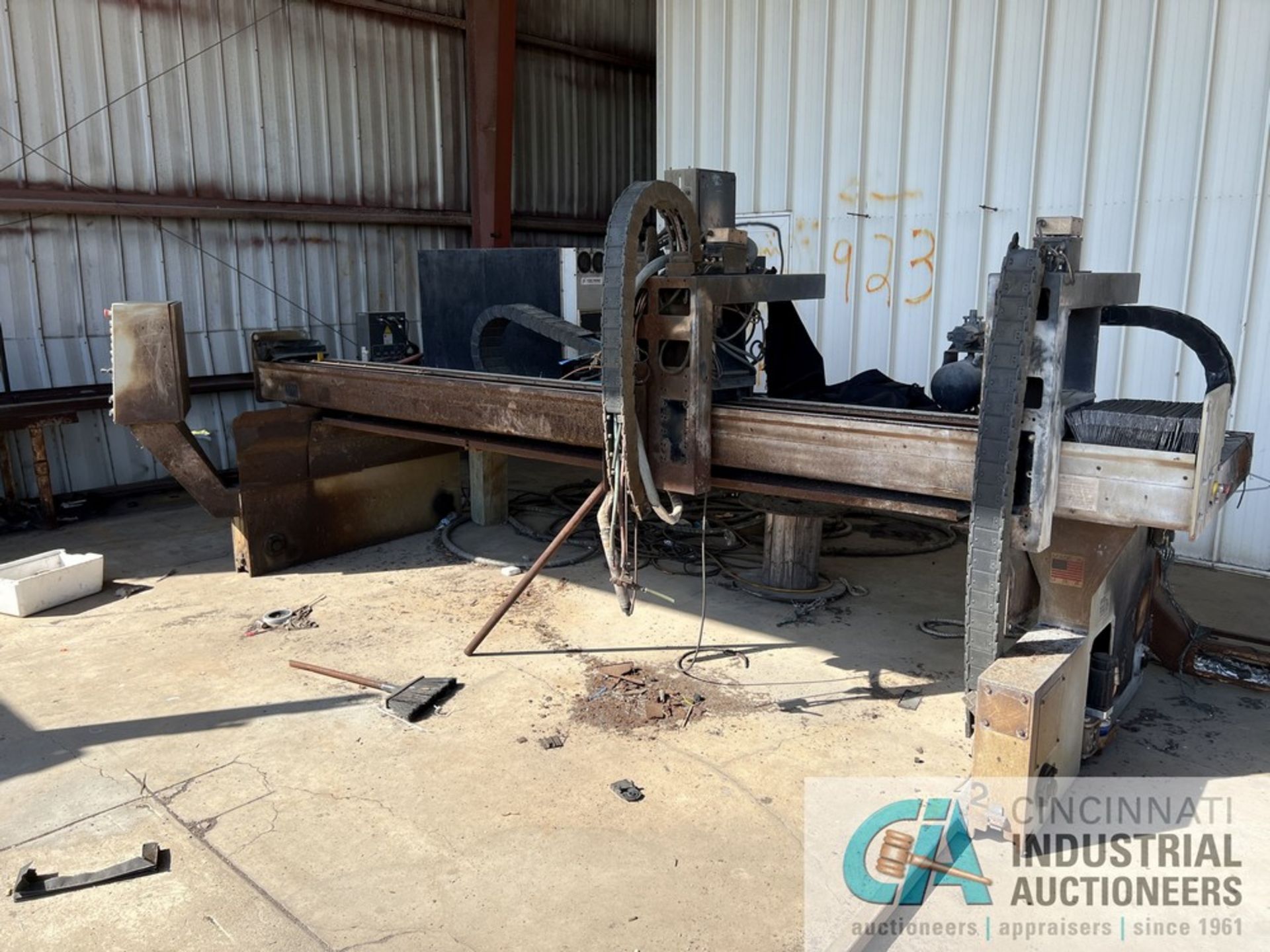 ALLTRA MODEL PC14-12 CNC PLASMA / OXY BURNING TABLE **IN PIECES - OUT OF SERVICE** - Image 3 of 10