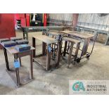 (LOT) MISCELLANEOUS SIZE HEAVY DUTY STEEL BENCHES