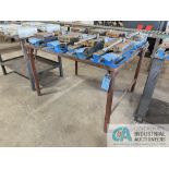 45" X 55" X 36" HIGH X 1-1/2" STEEL TOP PLATE WELDED BENCH **SPECIAL NOTICE - DELAY REMOVAL - PICKUP