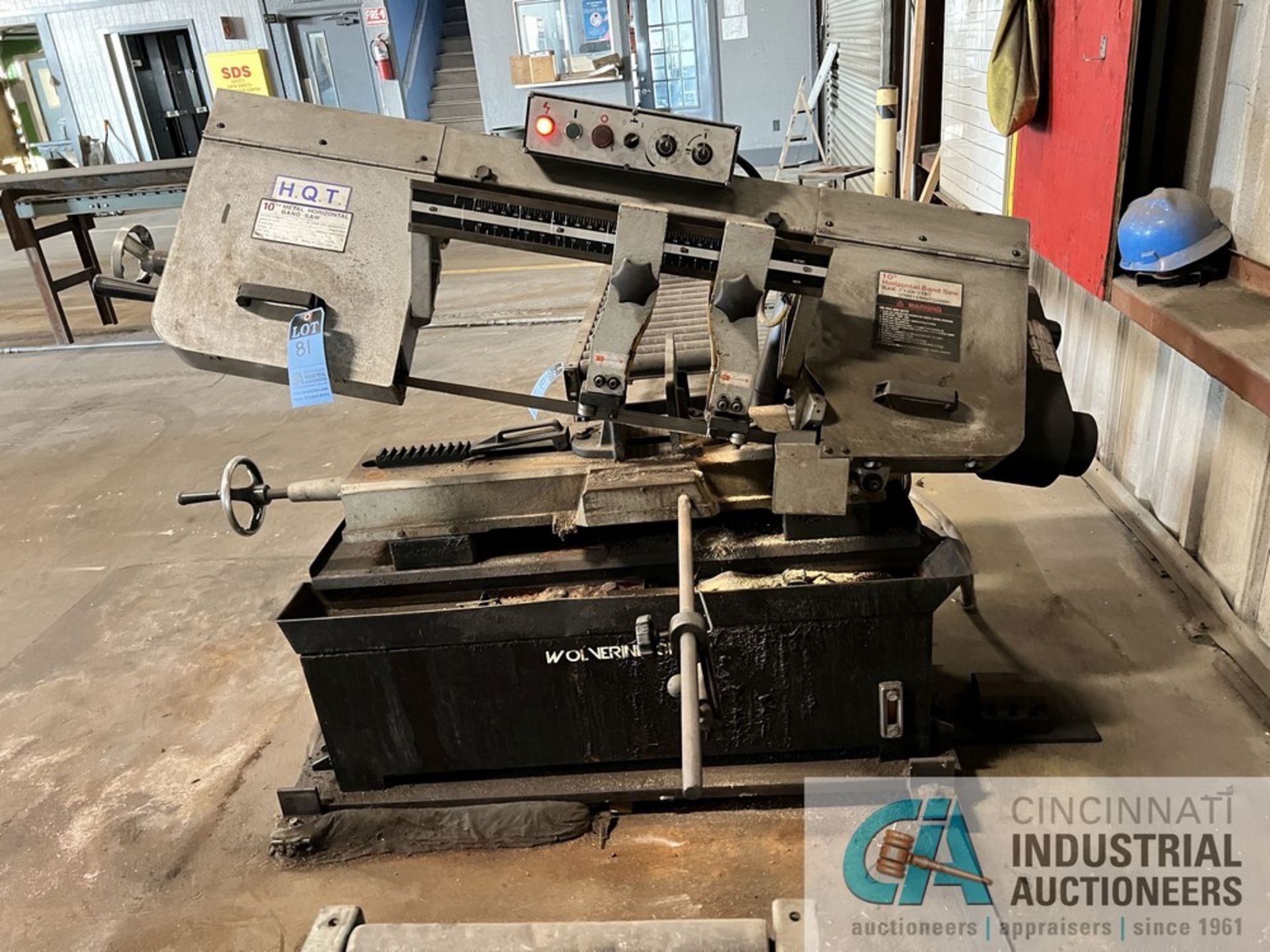 10" HQT MODEL FHBS-250V HORIZONTAL BAND SAW; S/N 17W110838 (NEW 11-2017) - Image 2 of 6